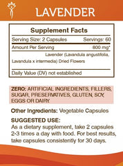 Secrets of the Tribe Lavender capsules close-up highlights high potency