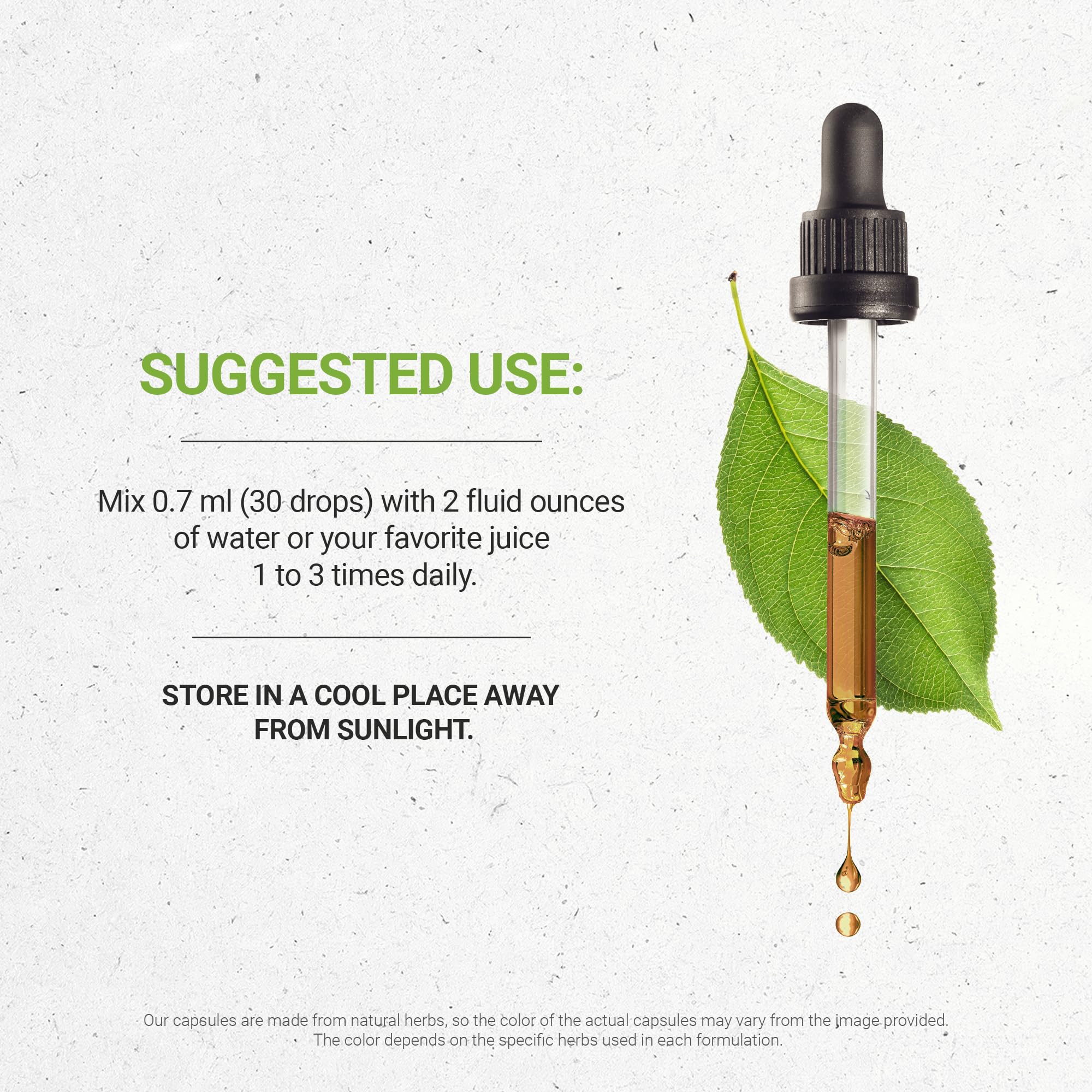 Secrets of the Tribe label highlights alcohol-free, pure ingredients.