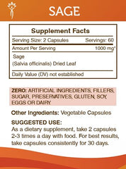 Secrets of the Tribe sage dried leaf pack showing natural source and quality