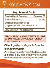 Dried Solomon's Seal rhizome highlights natural herbal source for holistic support