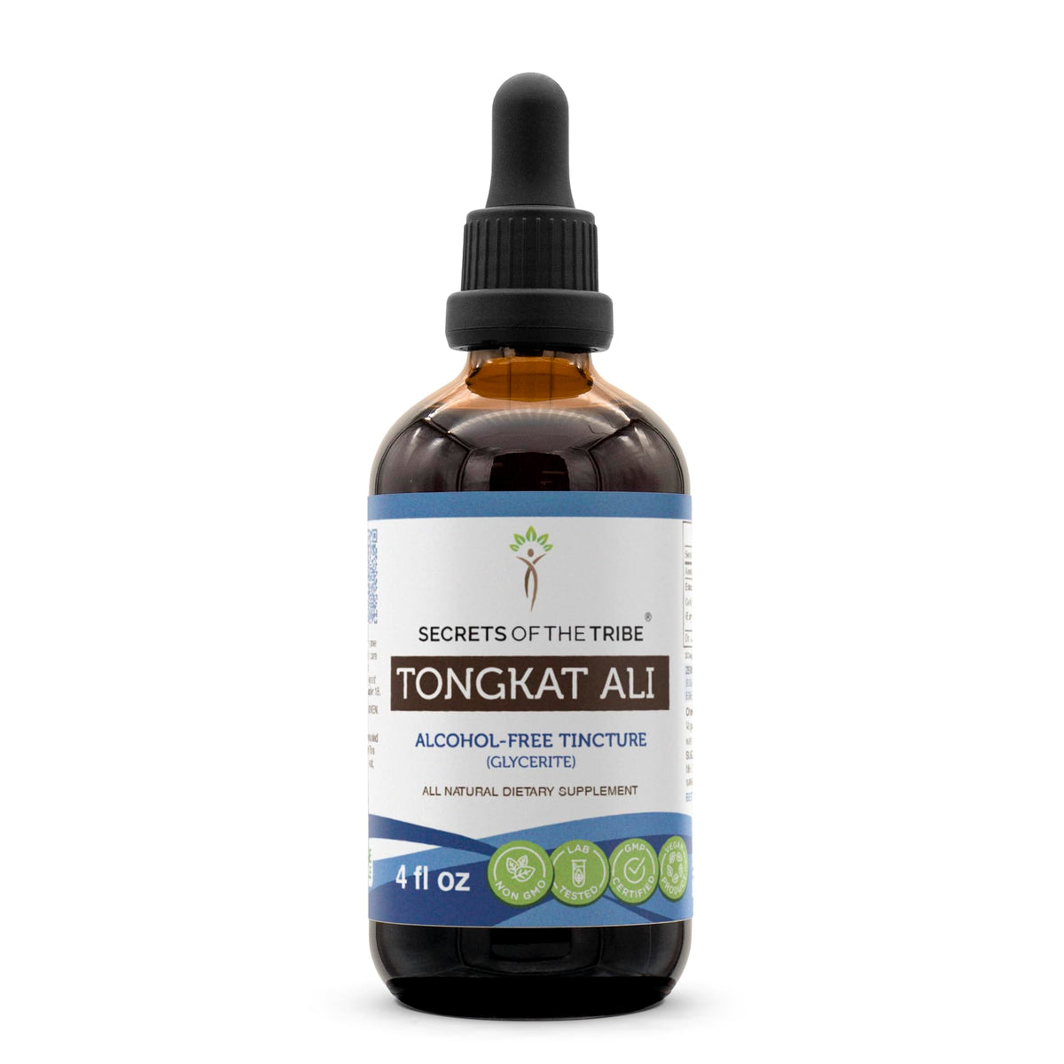 Secrets of the Tribe Tongkat Ali bottle for daily wellness.