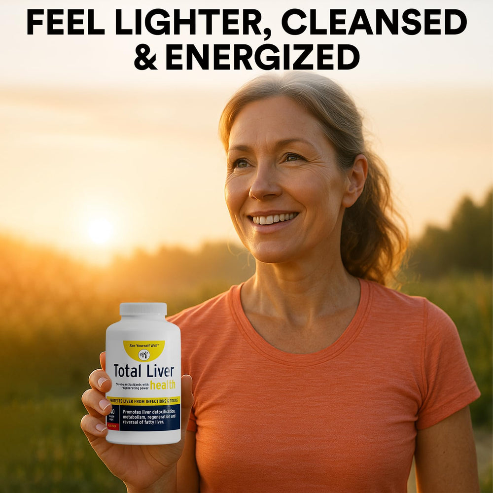 See Yourself Well liver health capsules featuring artichoke for digestive balance.