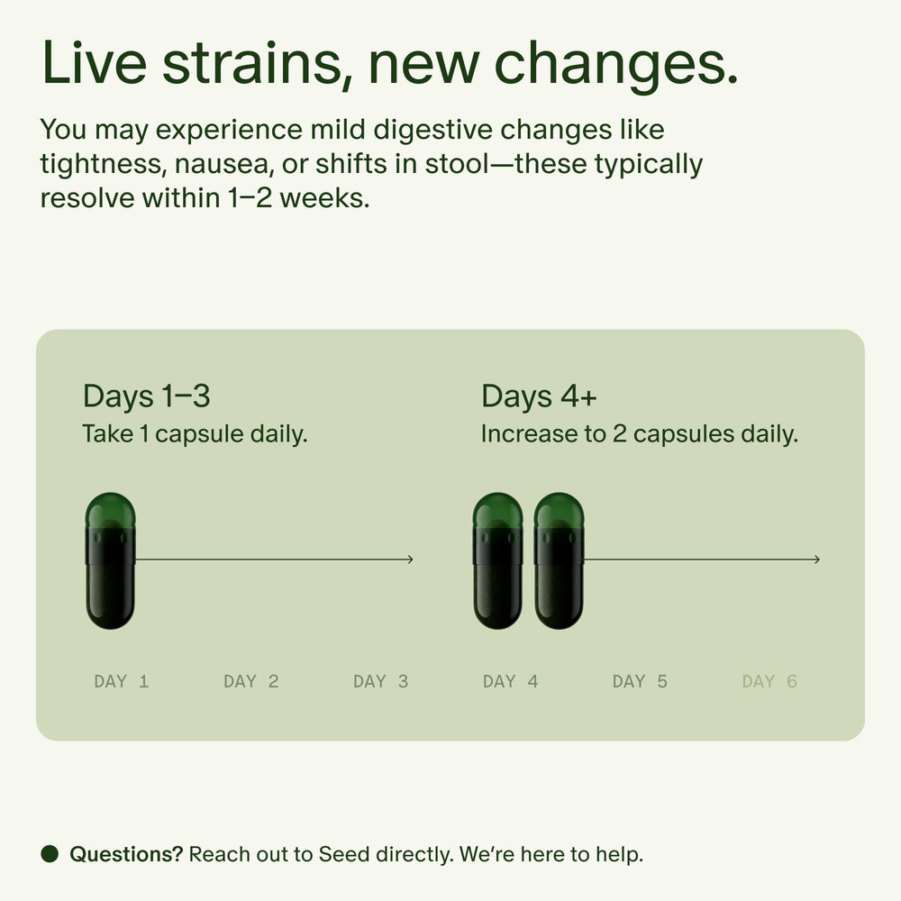 Sustainable refill jar for Seed DS-01 probiotic system.