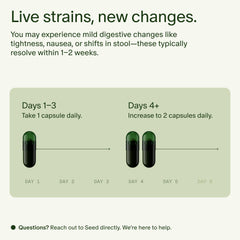 Sustainable refill jar for Seed DS-01 probiotic system.