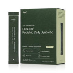 Seed PDS-08 sachets box front for kid digestive support