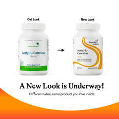 Seeking Health Acetyl-L-Carnitine label detail; 500 mg per capsule