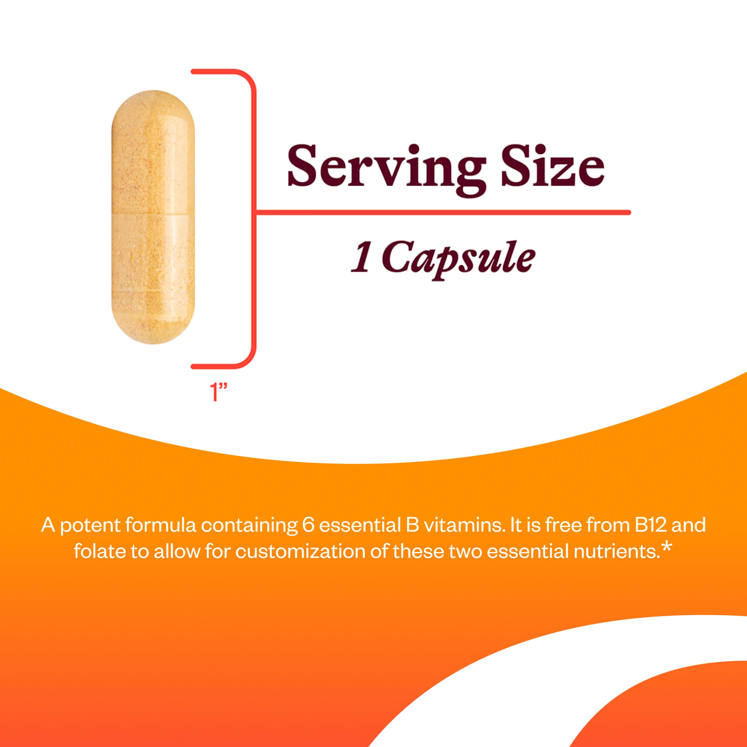 Seeking Health B-Minus label detail noting folate-free formula.