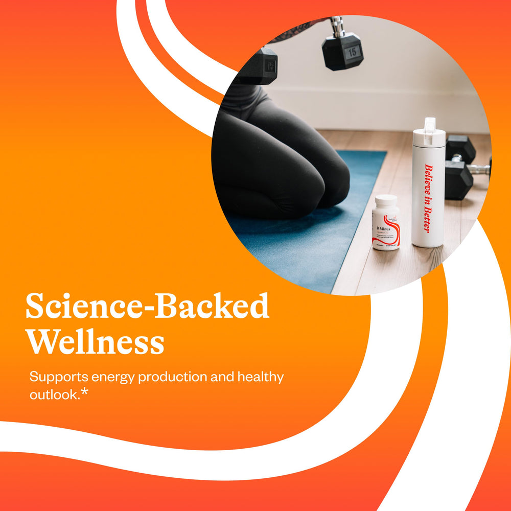 Seeking Health B-Minus packaging shot emphasizing allergen-friendly design.