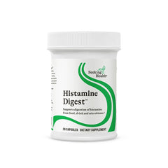 Seeking Health DAO Enzyme bottle front for histamine intolerance support.
