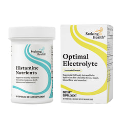 Seeking Health Histamine Nutrients ingredients list with B vitamins and zinc