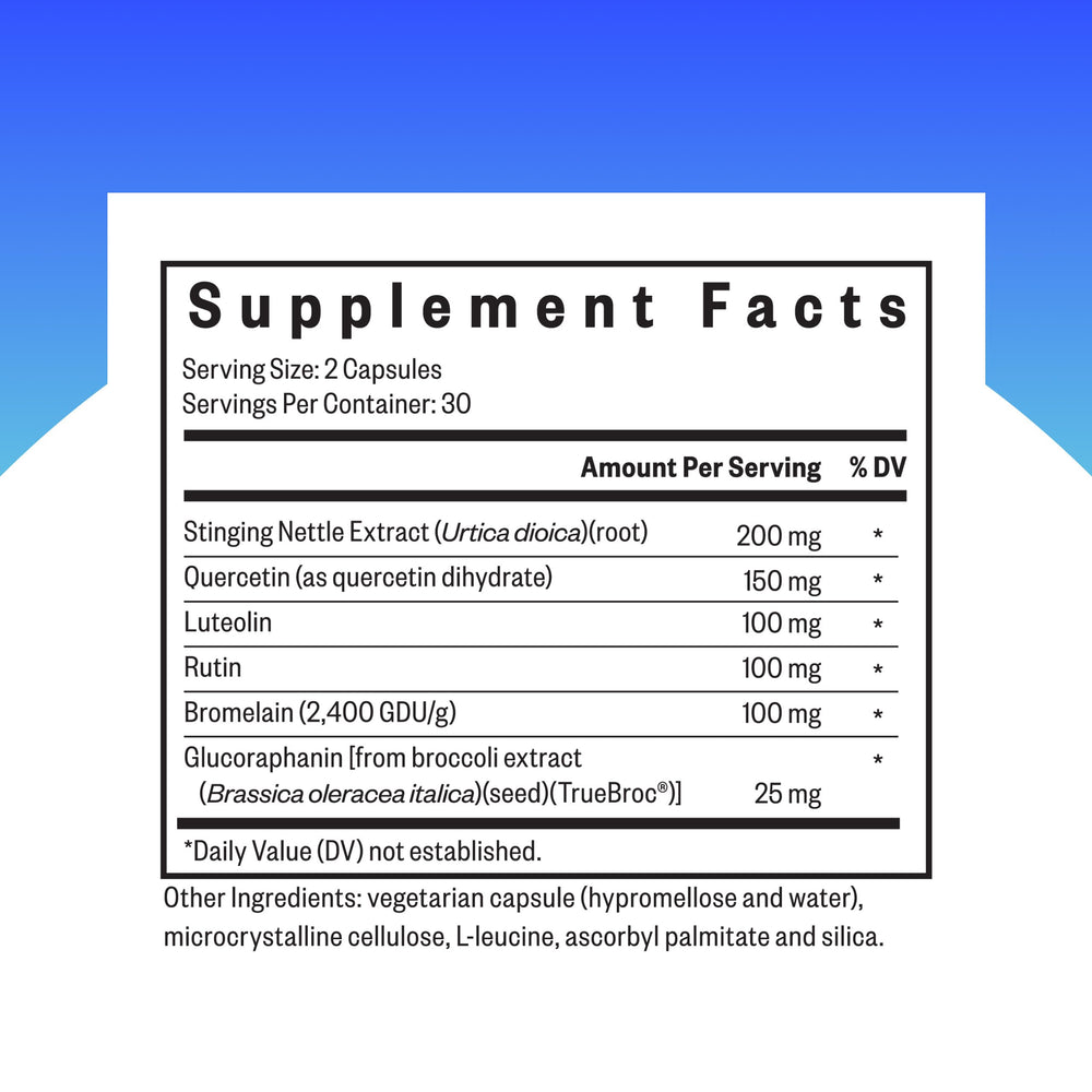 Seeking Health HistaminX capsules closeup for easy daily use.