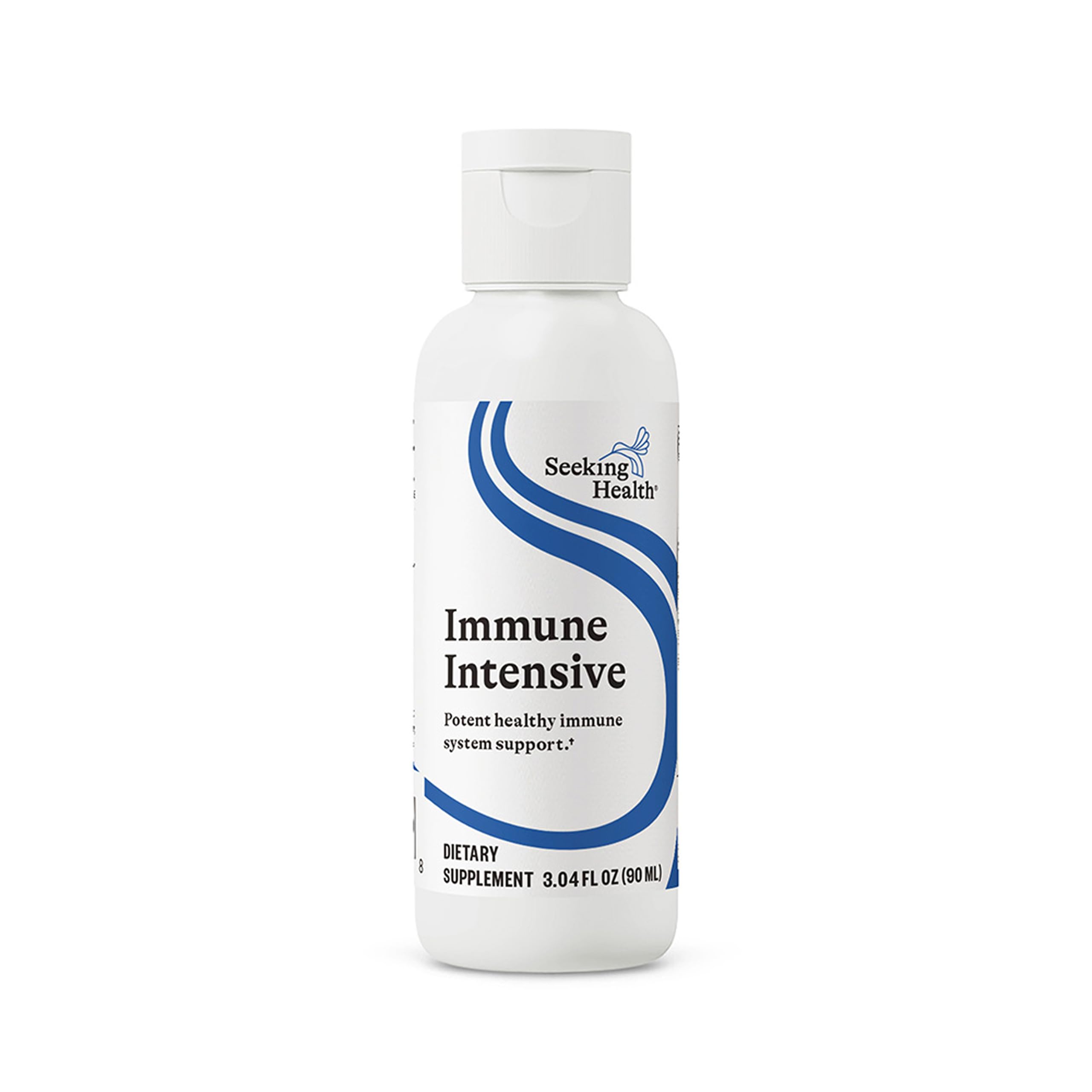 Seeking Health Immune Intensive bottle view shows potent immune support