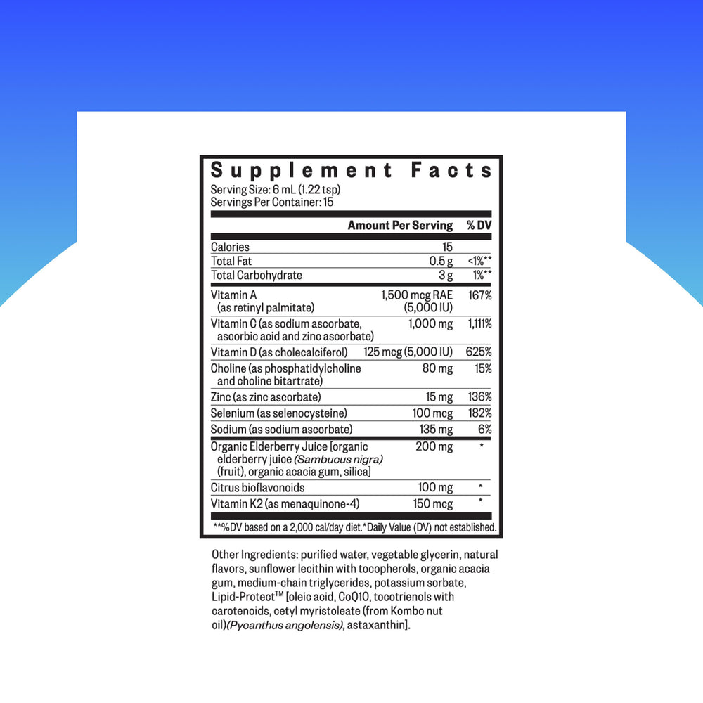 Seeking Health Immune Intensive liquid pour for easy daily dosing
