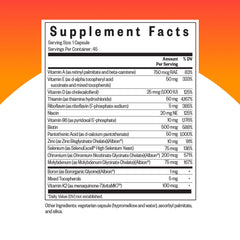 Seeking Health One Sensitive bottle side view showing compact daily capsules for vegetarians