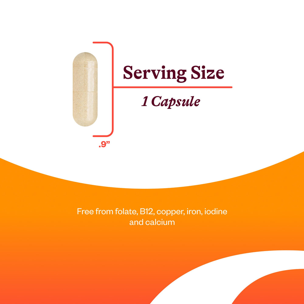 Seeking Health One Sensitive ingredients label with chelated minerals for gentle absorption