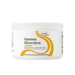 Seeking Health Optimal Electrolyte Orange bottle ready for hydration and energy support
