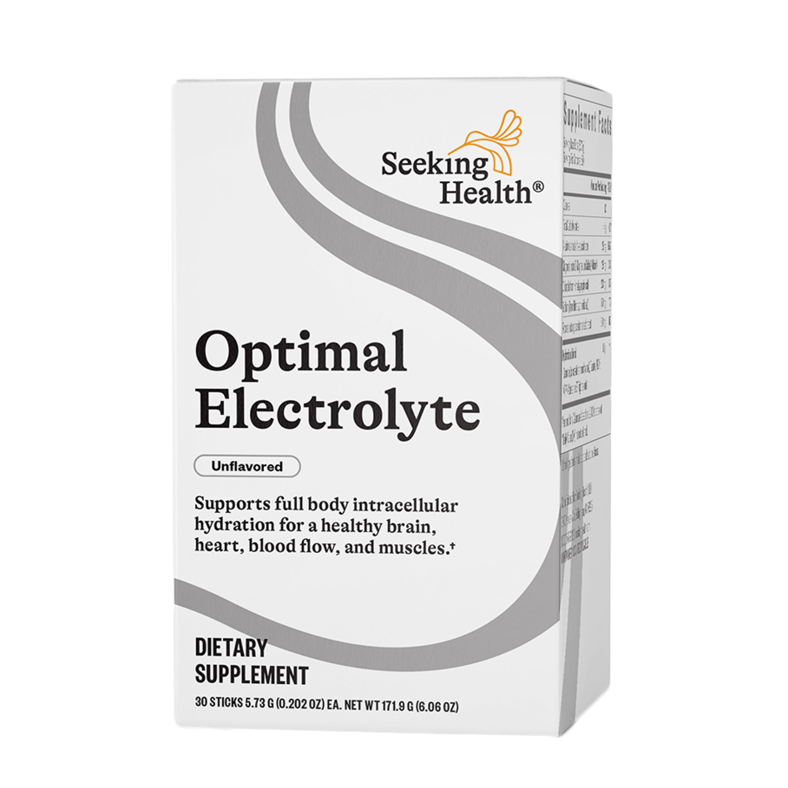Seeking Health Optimal Electrolyte Sticks bottle for hydration during activity.