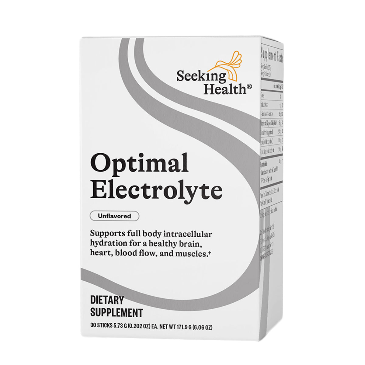 Seeking Health Optimal Electrolyte Sticks bottle for hydration during activity.