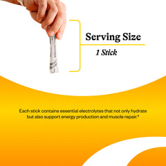 Packaging of Seeking Health Optimal Electrolyte Sticks showing convenient stick format.