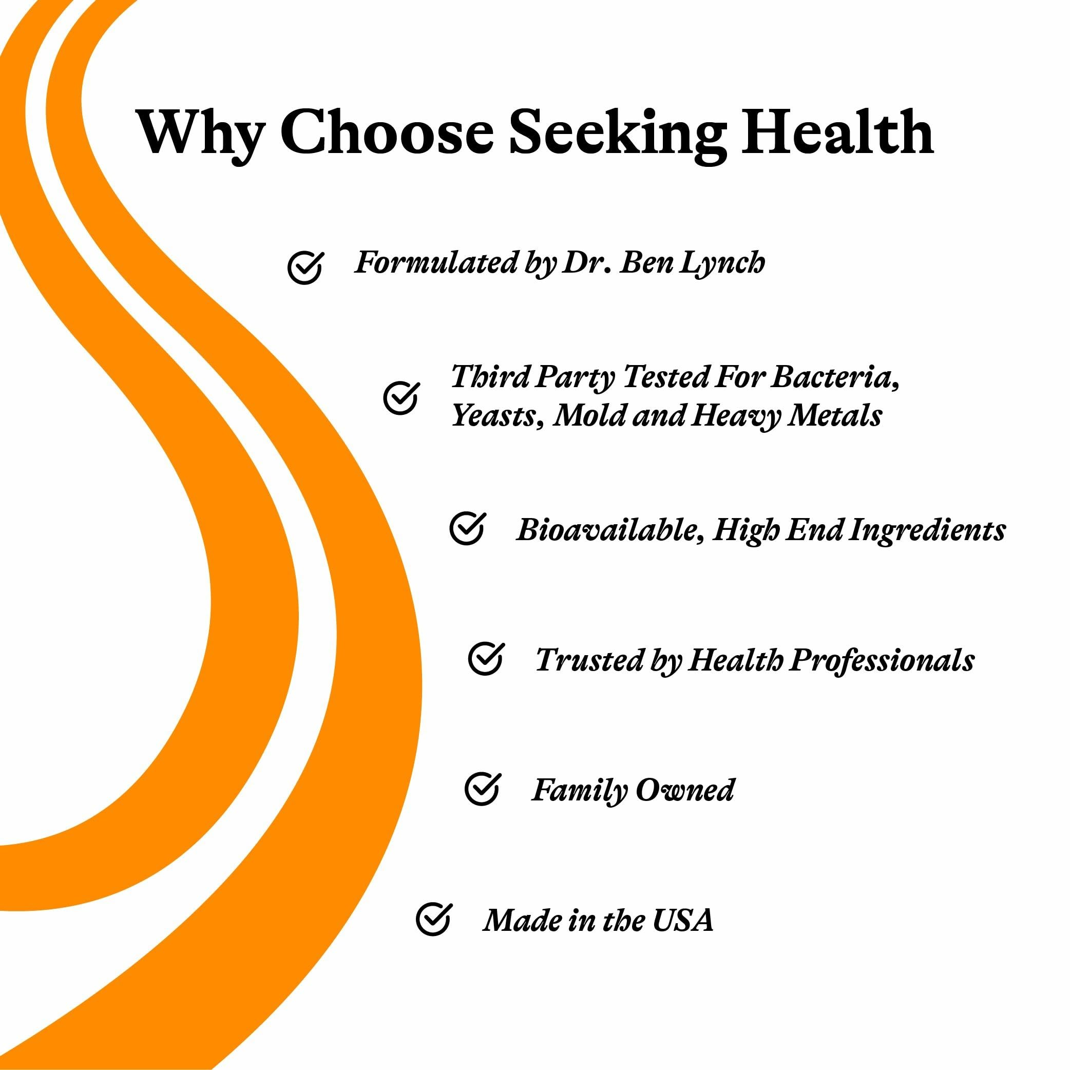 Packaging of Seeking Health Electrolyte Sticks with vegan and gluten-free indicators.