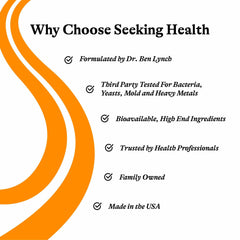 Packaging of Seeking Health Electrolyte Sticks with vegan and gluten-free indicators.