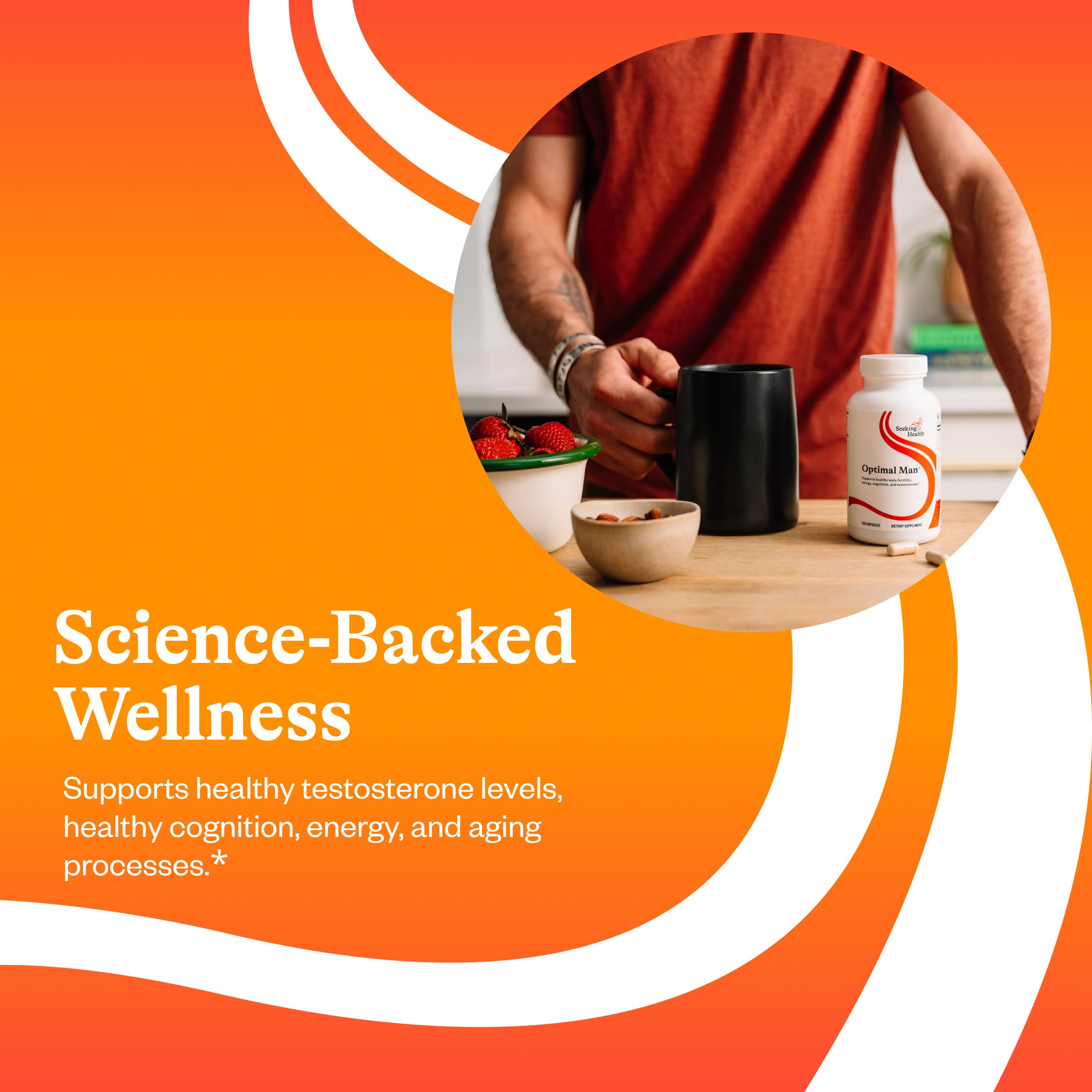 Seeking Health Optimal Man zinc and boron support for hormone balance