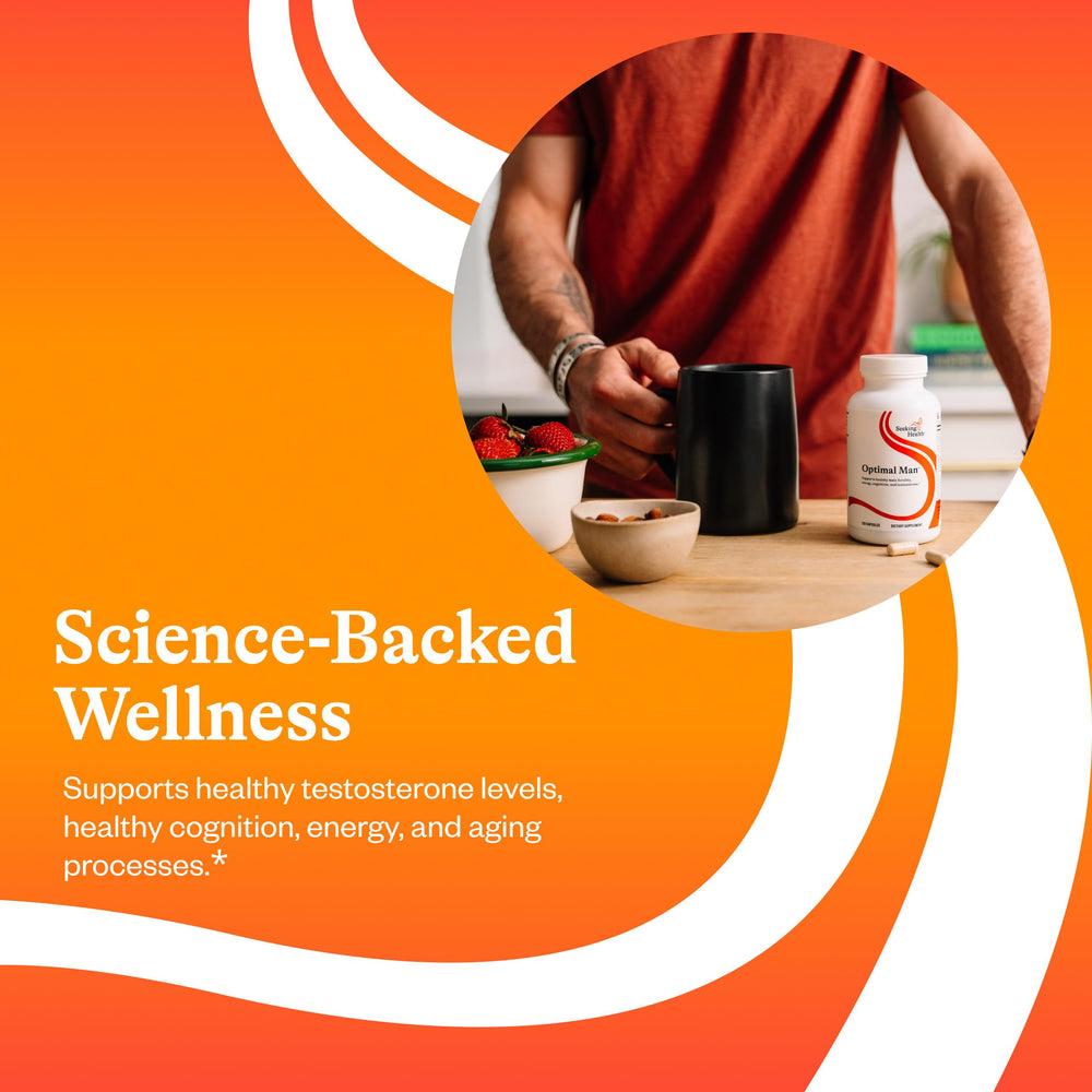 Seeking Health Optimal Man zinc and boron support for hormone balance