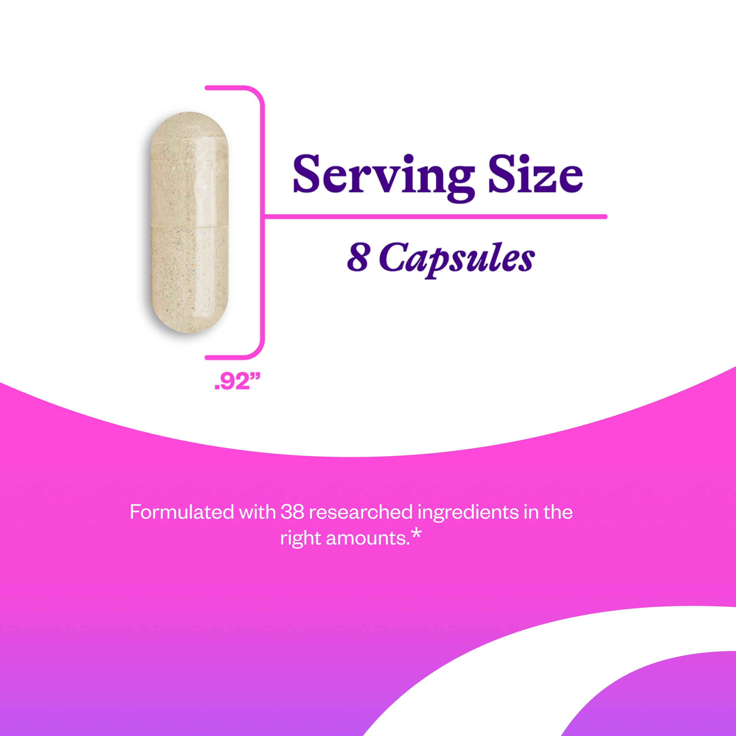 Seeking Health Optimal Prenatal capsules inside container for daily use