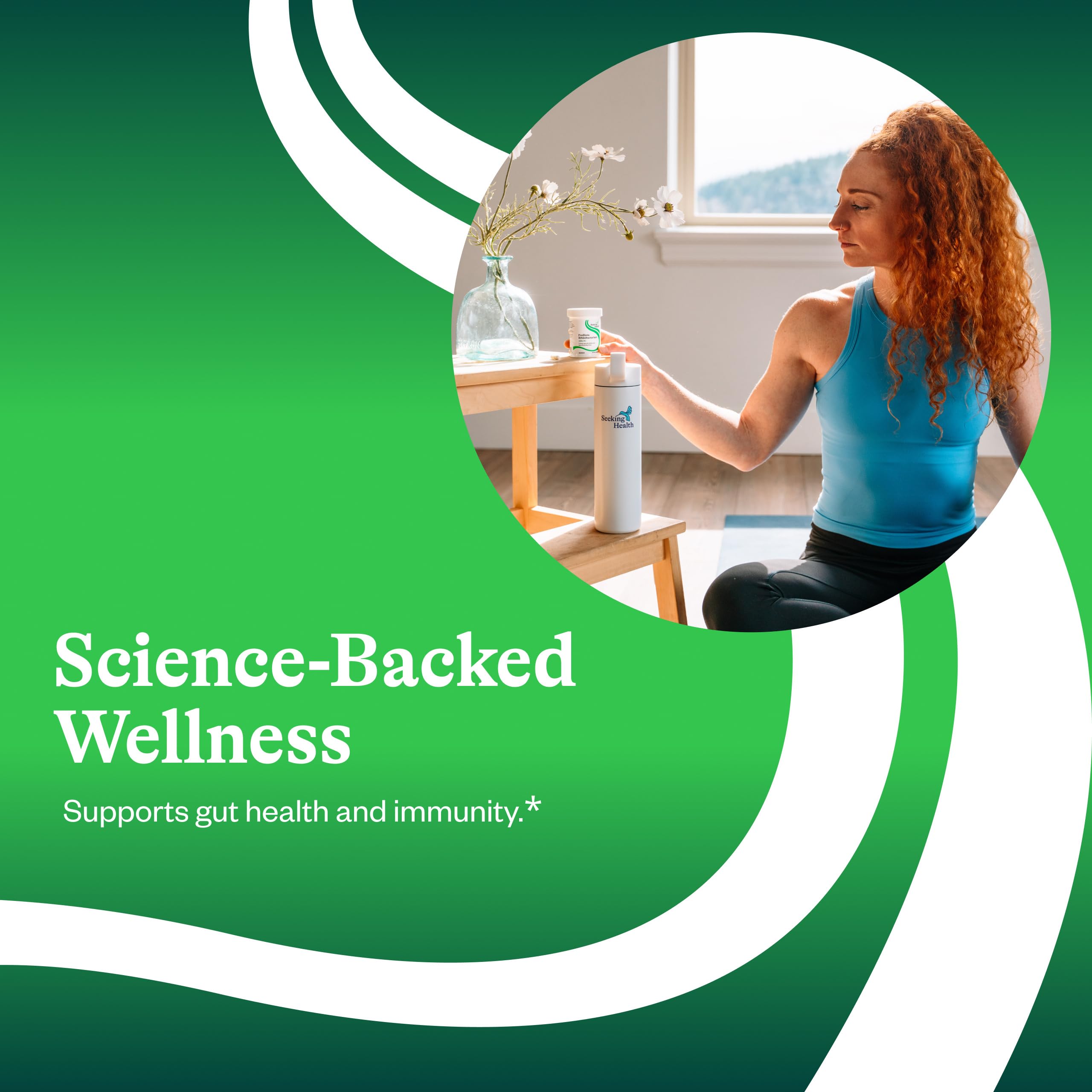 Acid-resistant Seeking Health ProBiota Bifidobacterium capsules designed for gut delivery.