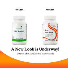 Dairy-free, gluten-free Seeking Health Skin Nutrients iconography