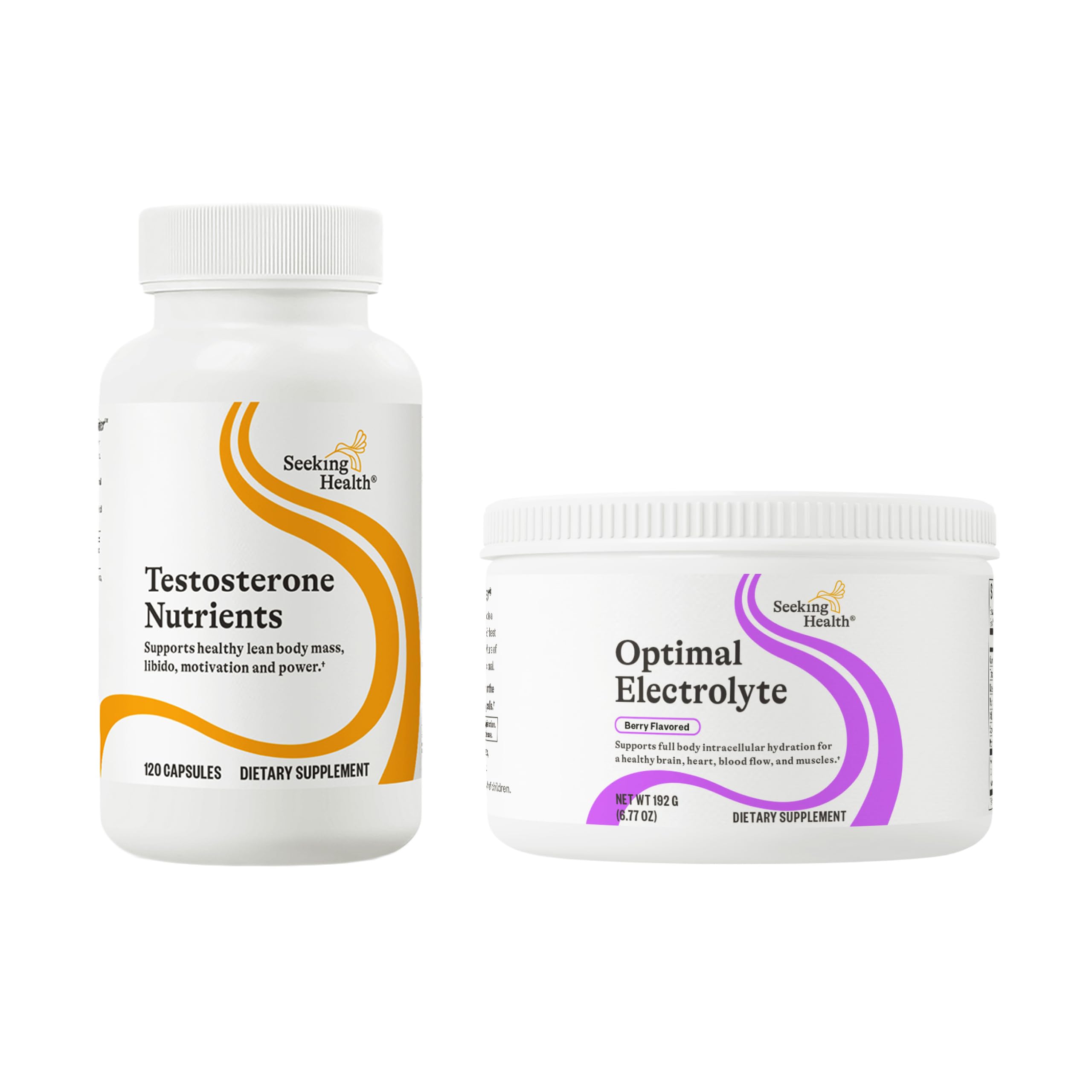 Seeking Health Testosterone Nutrients packaging box displayed for purchase confidence.