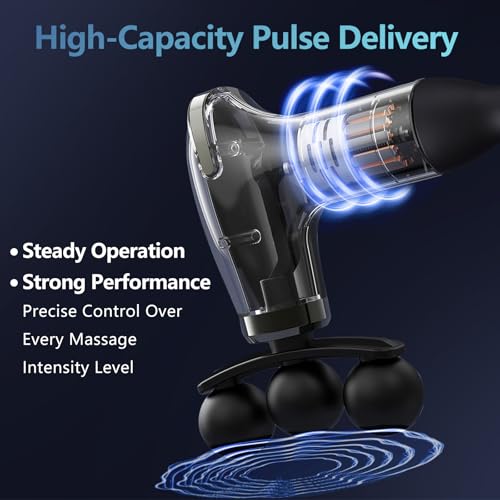 Seektik massager delivers 12 mm amplitude for deep muscle engagement.