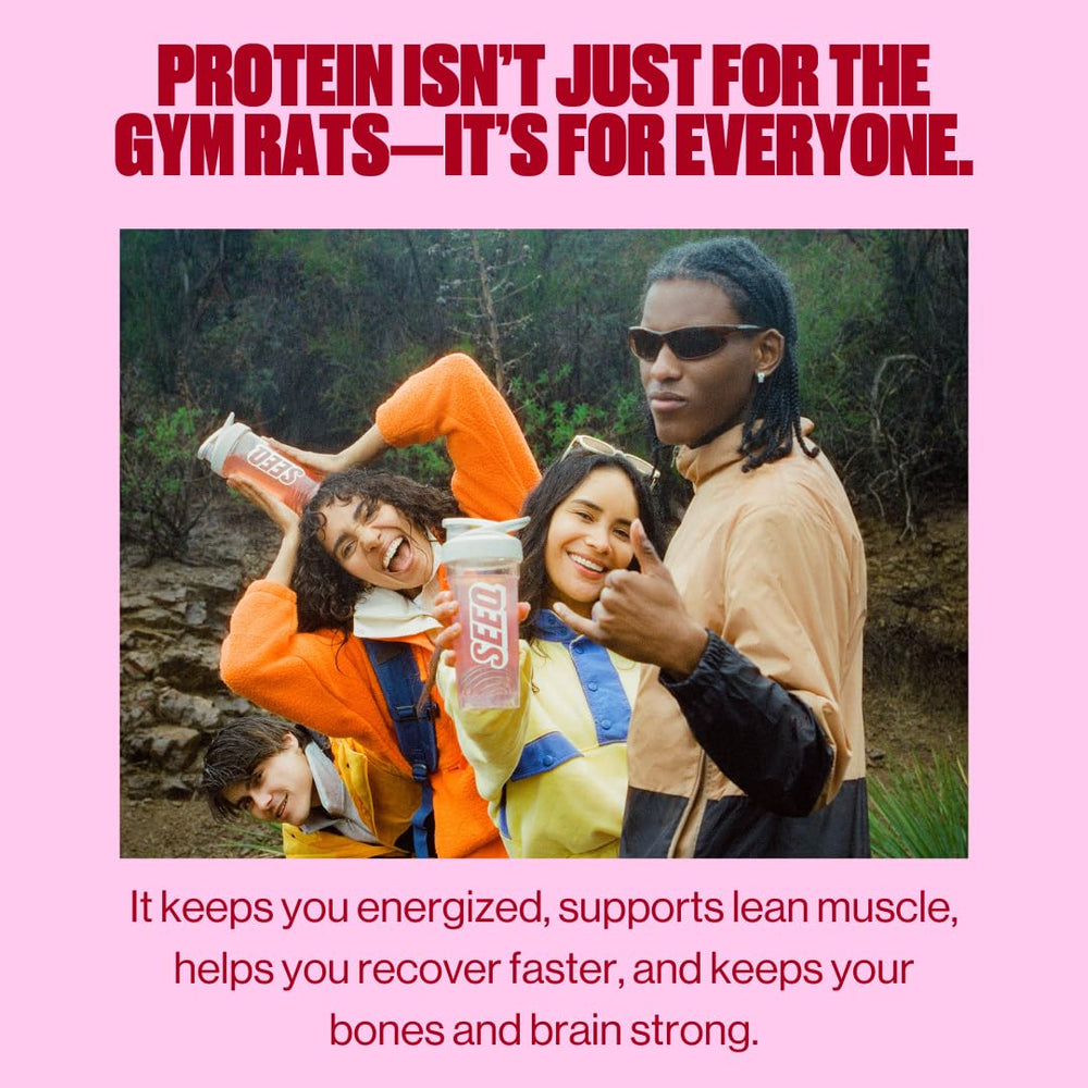 SEEQ Clear Whey Isolate Fruit Punch in gym bag signals convenient, on-the-go protein