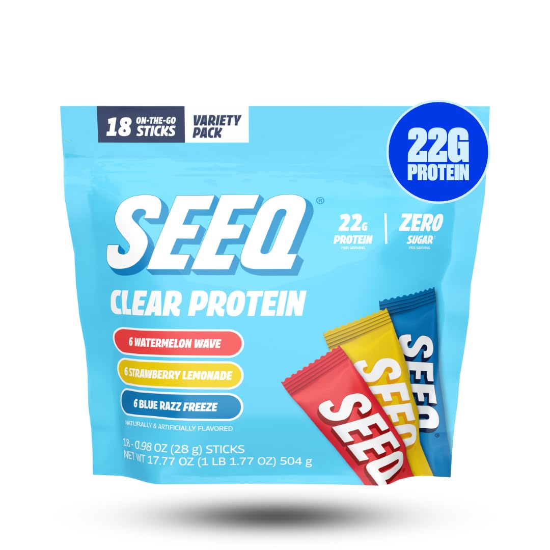 Seeq Clear Whey Isolate Pack ready for a light, refreshing protein dose.
