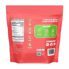 SEEQ Clear Whey Watermelon Wave label closeup highlights fruity flavor and clean ingredients.