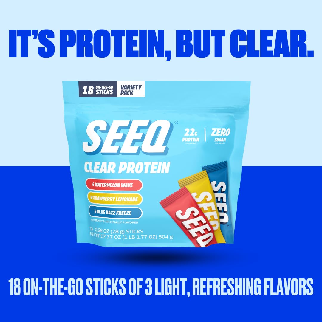Seeq zero sugar label emphasizes no added sugar for easier calorie control.