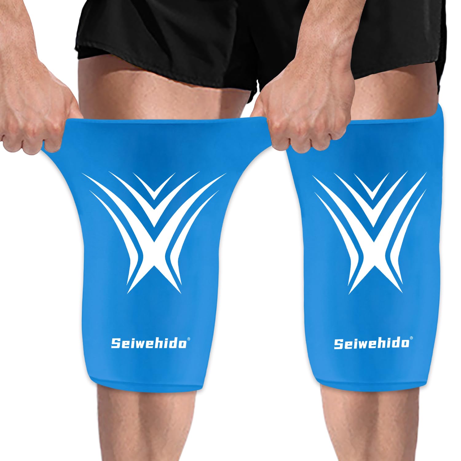 SEIWEHIDO knee-ice-pack-wrap-extended-length provides full coverage for swelling relief.