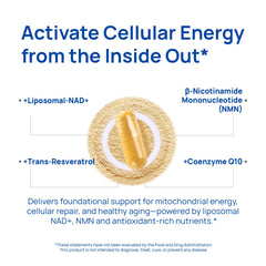 Selerb NadGenie liposomal formulation image showing enhanced NAD+ delivery benefits.