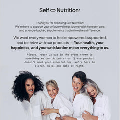 SELF NUTRITION Fertility Support bottle with care guide