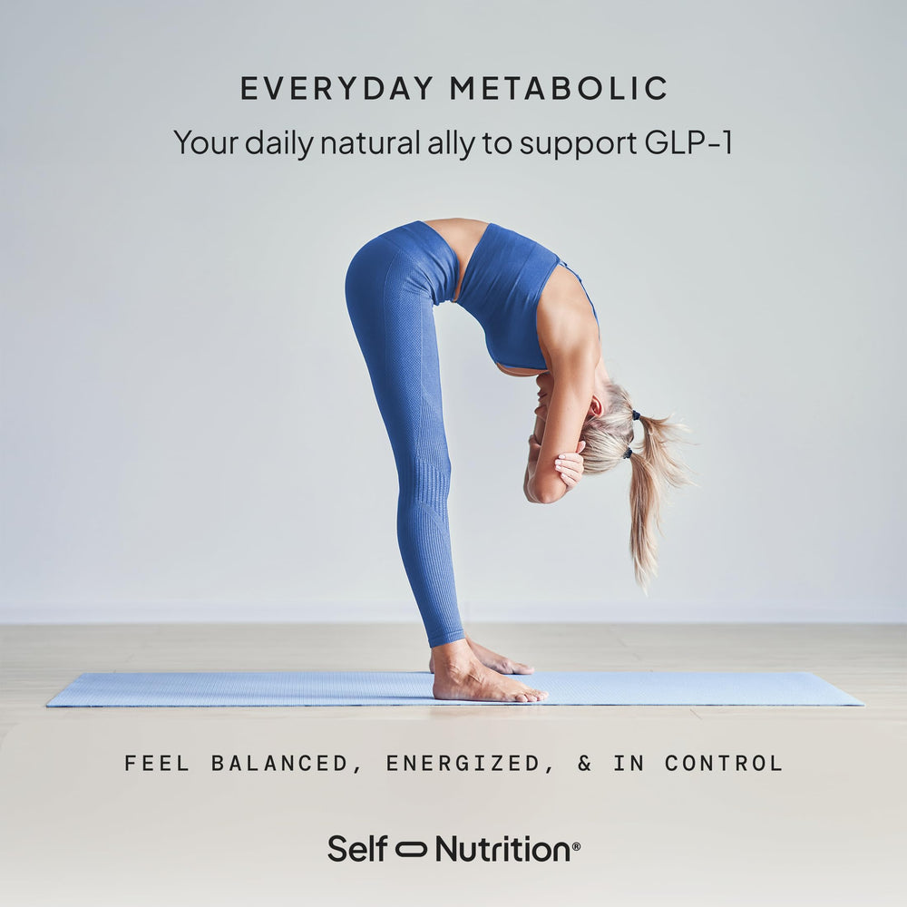 SELF NUTRITION Green Tea Berberine bottle for steady energy.