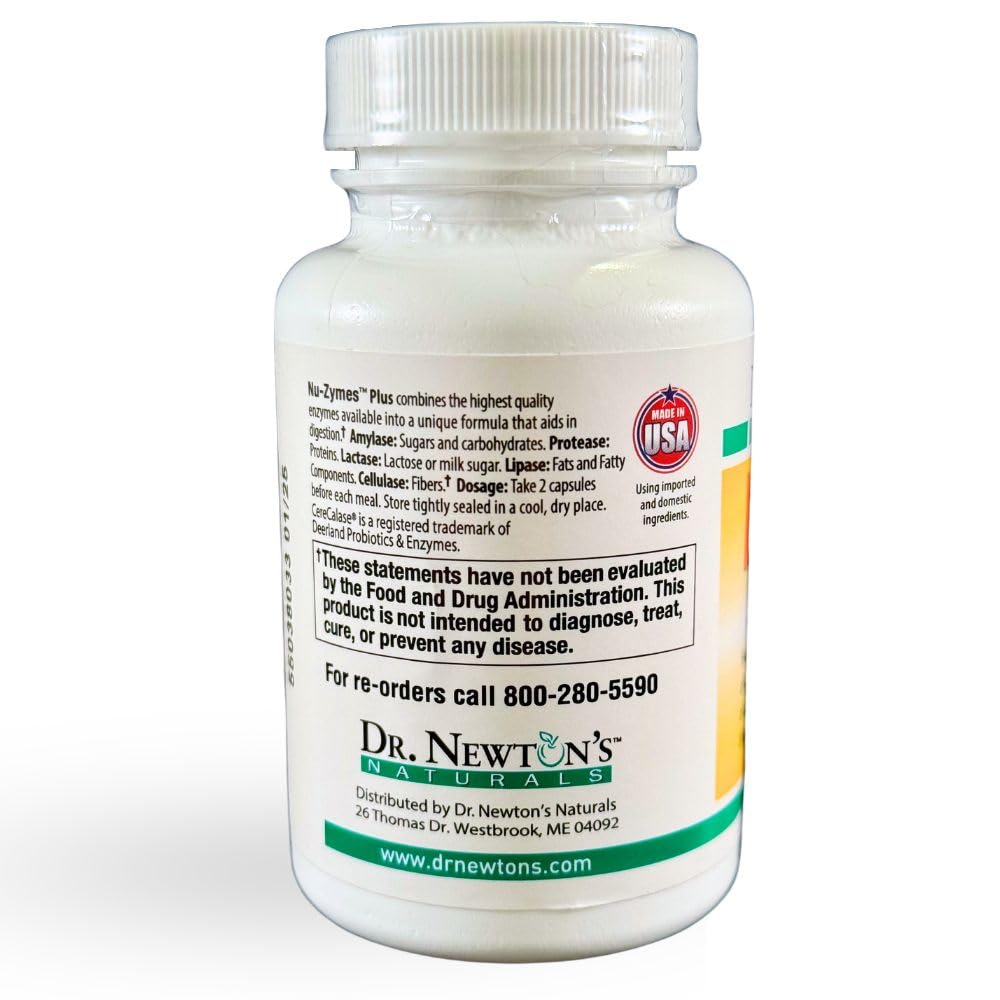 SelfCare+ Nu-Zymes Plus capsules closeup highlighting vegetarian capsules for meals