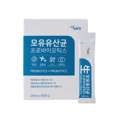 Selffit Breast Milk Probiotics packaging shows a convenient 30-stick box for daily use.