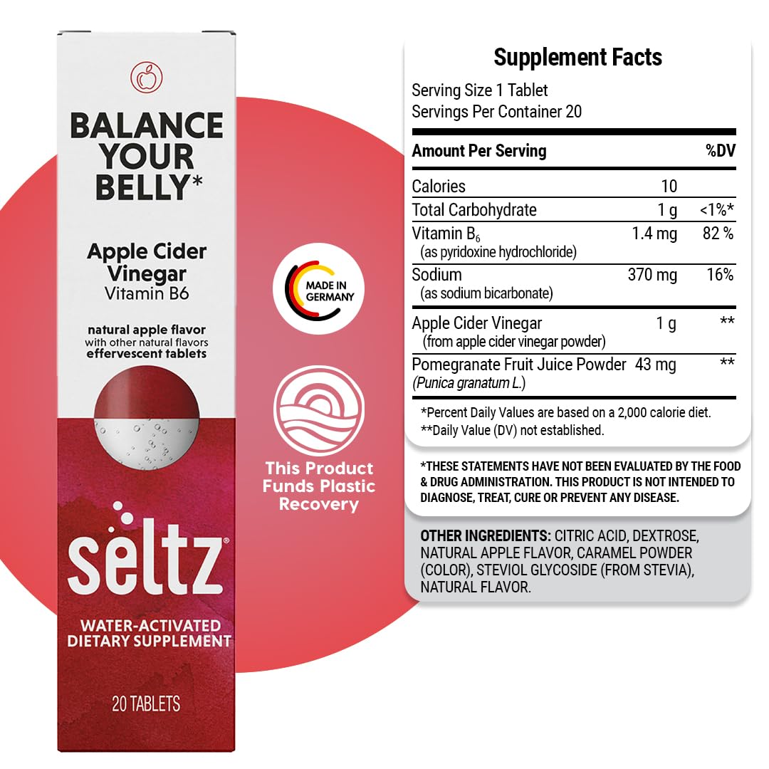 Seltz Balance Your Belly bottle and packaging designed for everyday convenience