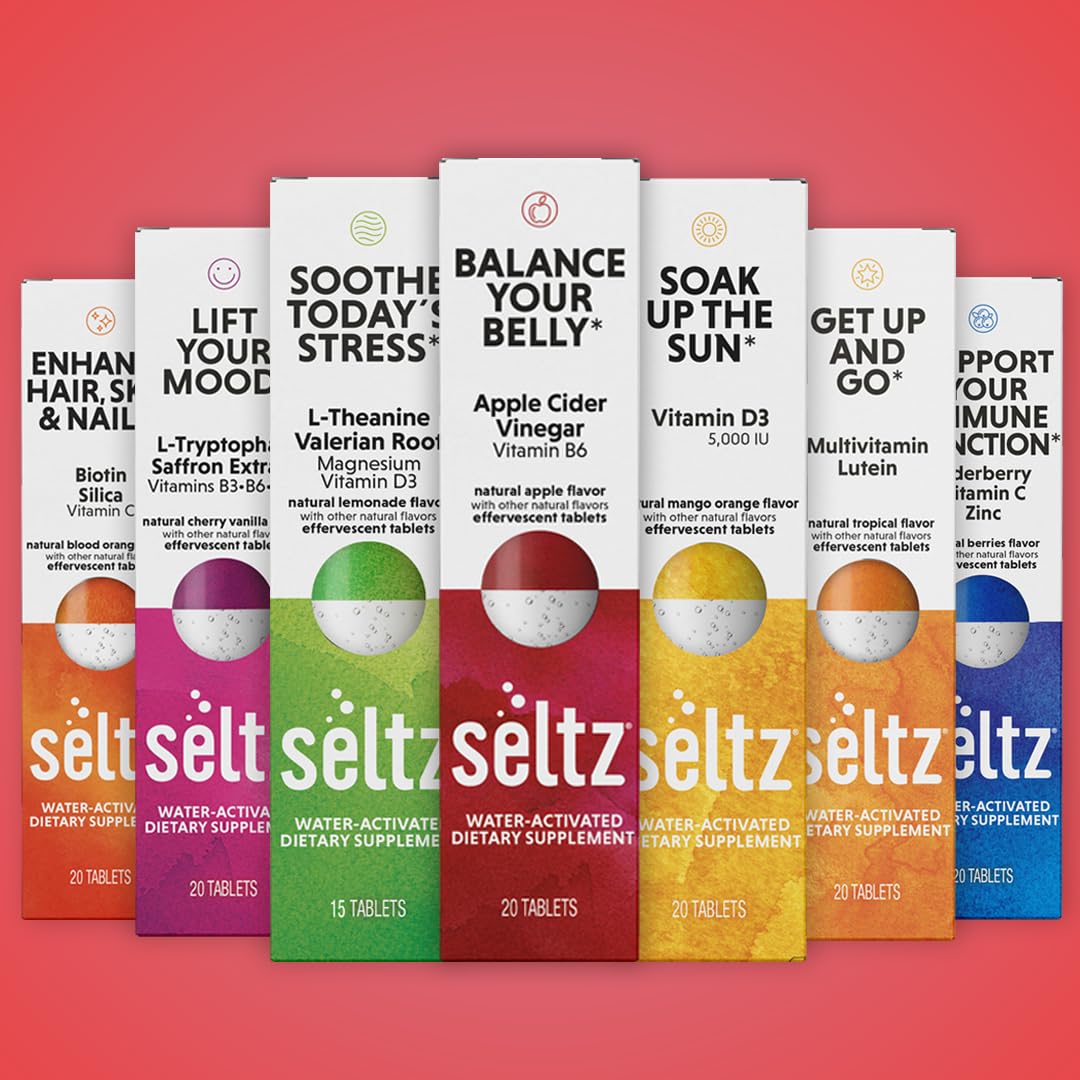 Seltz Balance Your Belly dissolves in water for a simple wellness moment