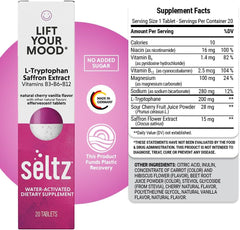 Seltz 6-pack packaging of 20 tablets ready for daily routine.