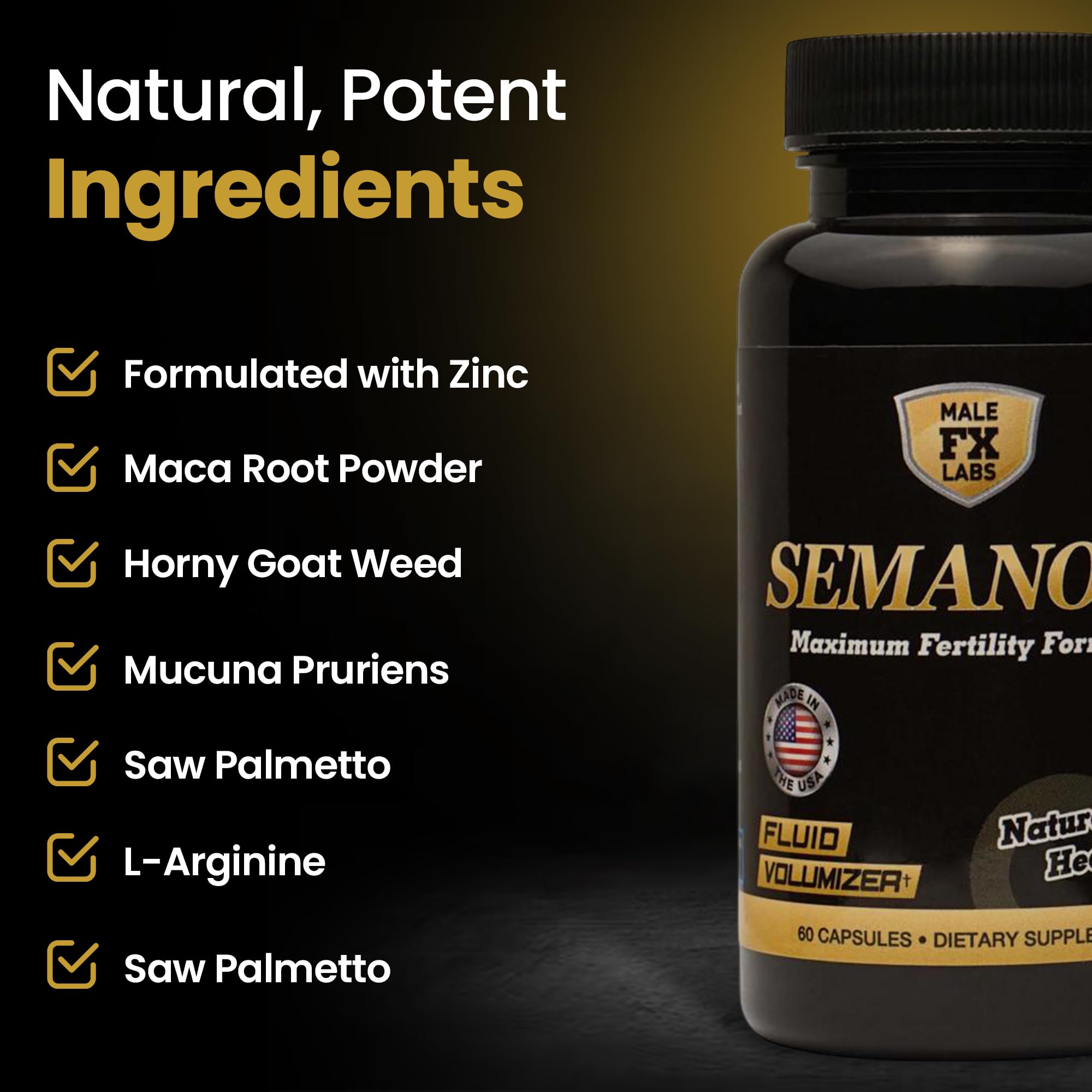 Semanoid bottle on nightstand as part of daily wellness routine.