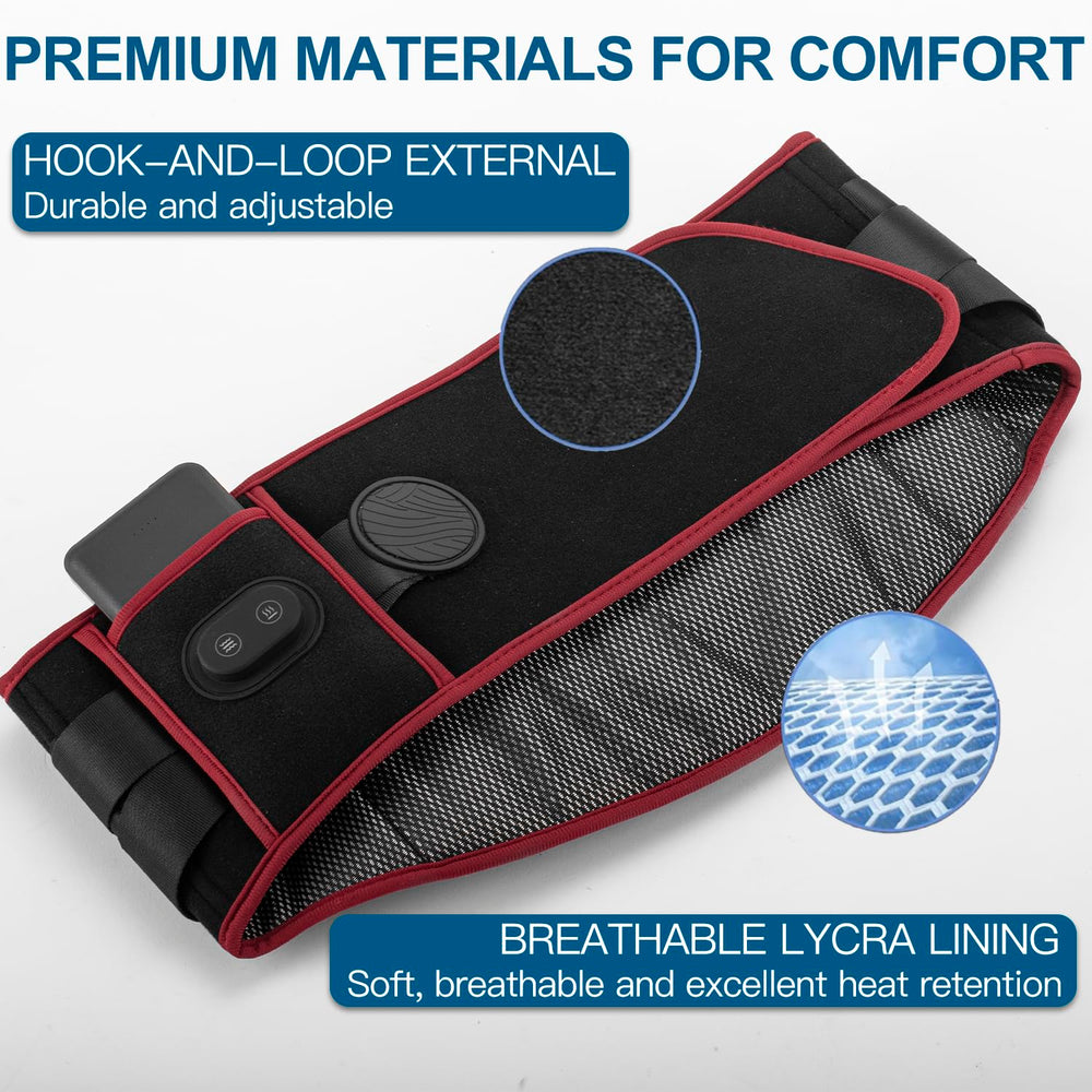 SENAINS device offers three heat levels for customizable warmth.