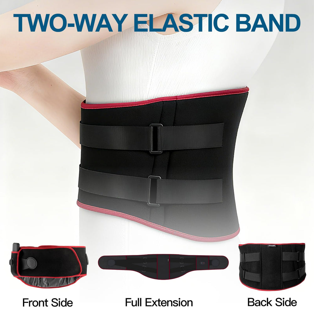 SENAINS travel-friendly cordless heating pad ready for home, car, or office use.