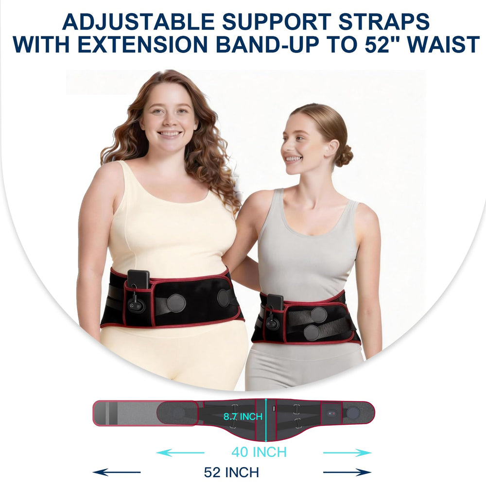SENAINS wearable back belt fits securely for all-day comfort.