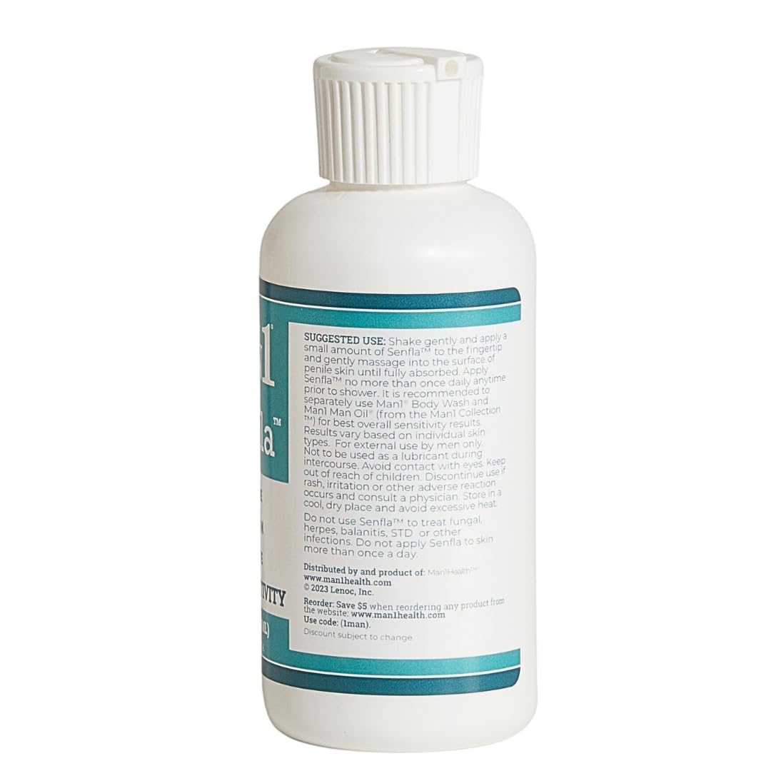Senfla lotion texture on skin during massage for gentle absorption.